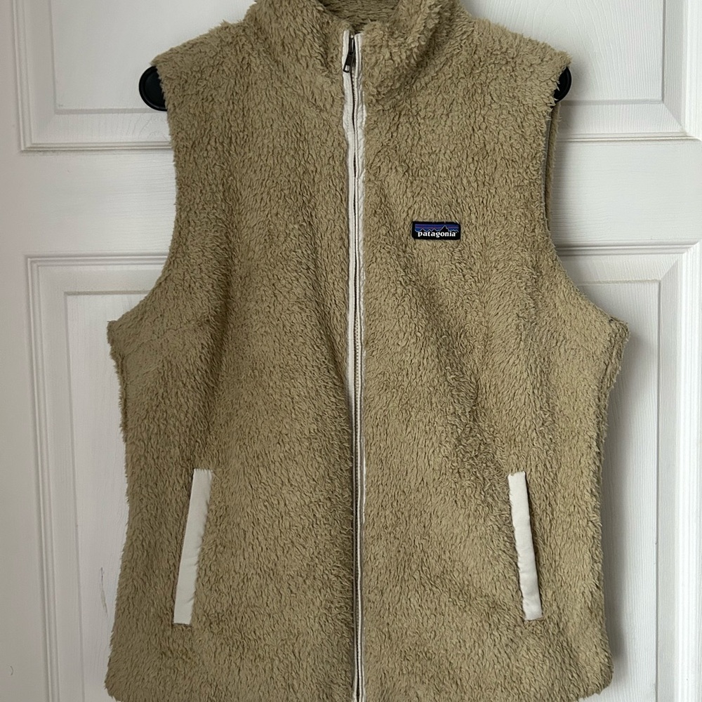 Patagonia Tan Fleece Vest